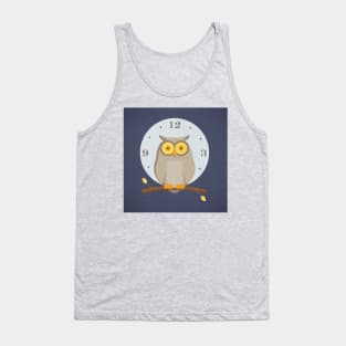 Tick Tack Owl Tank Top